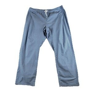 Calvin Klein Women Sleepwear Pajama Pants XL Blue Polka Dot Drawstring soft